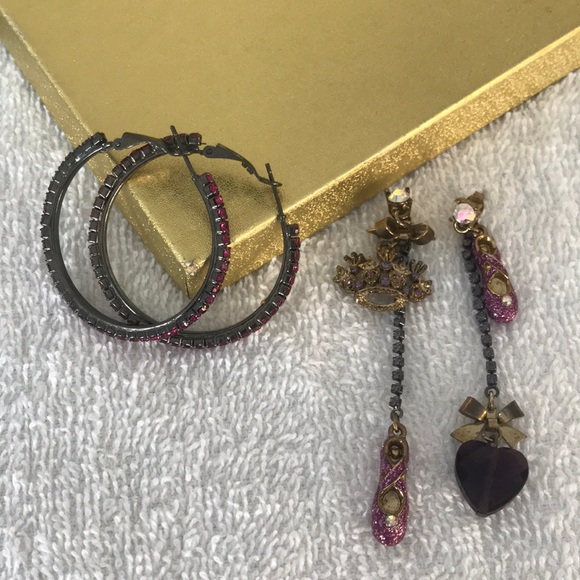 Ballet Earring Bundle - 2 pair - Picture 1 of 5